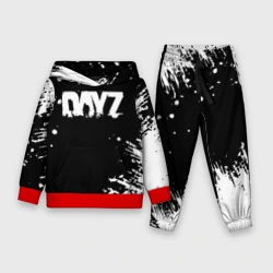 Детский костюм с толстовкой 3D Dayz краски брызги