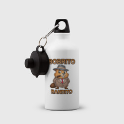 Бутылка спортивная Бобрито бандито, мем, прикол - фото 2