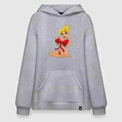 Худи SuperOversize хлопок Супер блондинка