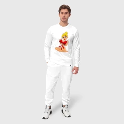 Мужской костюм хлопок Супер блондинка - фото 2