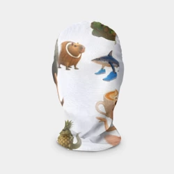 Маска карнавальная 3D Бомбардиро тралалеро сатурнита джирафо бонека паттерн брейнрота