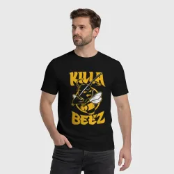 Мужская футболка хлопок Killa beez - фото 2
