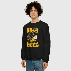 Мужской свитшот хлопок Killa beez - фото 2