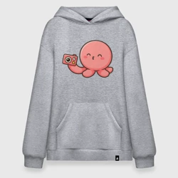 Худи SuperOversize хлопок Такопи с фотоаппаратом 