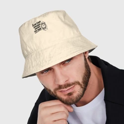 Мужская панама хлопок Если Саня опоздал - значит так надо - фото 2