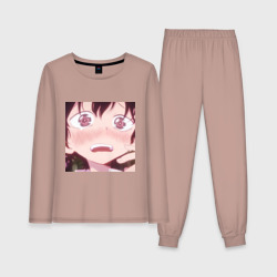 Женская пижама с лонгсливом хлопок Наоки Адзума