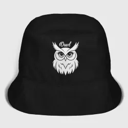 Детская панама хлопок Сова с большими глазами