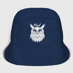 Детская панама хлопок Сова с большими глазами