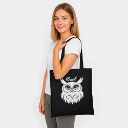 Шоппер BioNature Сова с большими глазами - фото 2