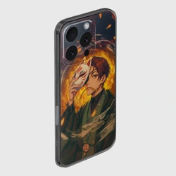 Чехол для iPhone 16 Pro силиконовый с защитой камеры Хаято Суо - Ветролом - фото 2