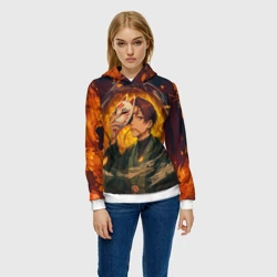 Женская толстовка 3D Хаято Суо - Ветролом - фото 2