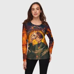 Женский лонгслив 3D Хаято Суо - Ветролом - фото 2