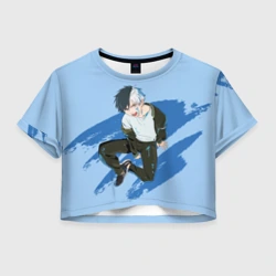 Женская футболка Crop-top 3D Харука Сакура - Ветролом