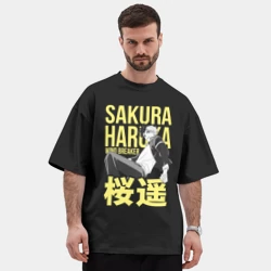 Мужская футболка Oversize хлопок premium Haruka Sakura - Ветролом - фото 2