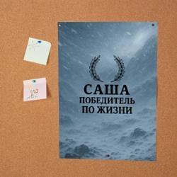 Постер Саша - победитель по жизни - фото 2