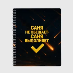 Тетрадь Саня не обещает - Саня выполняет