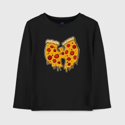 Детский лонгслив хлопок Wu-Tang pizza
