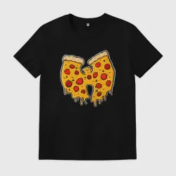 Мужская футболка хлопок Wu-Tang pizza