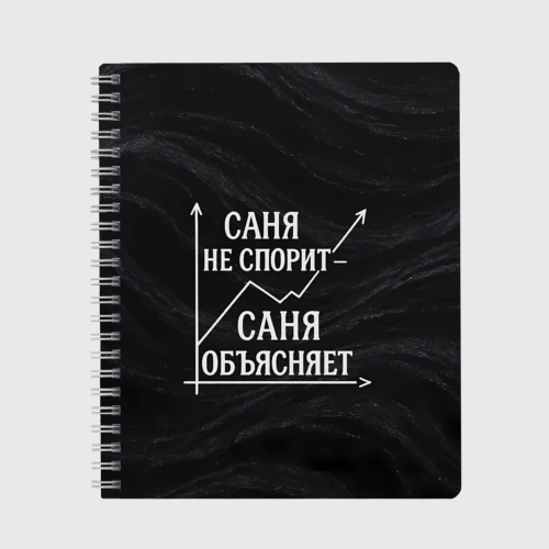 Тетрадь Саня не спорит Саня объясняет