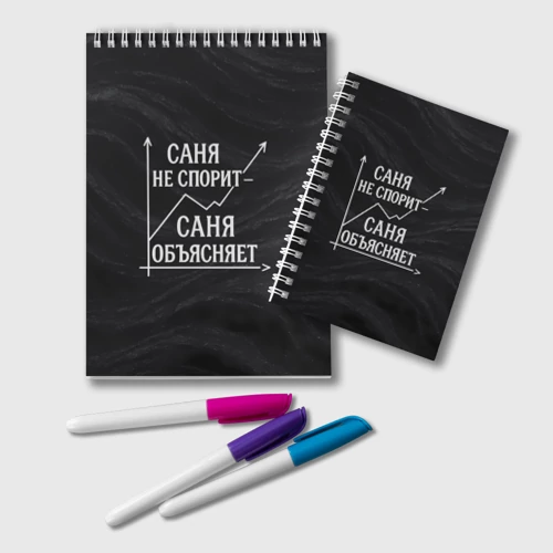 Блокнот Саня не спорит Саня объясняет