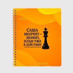 Тетрадь Саша молчит план в действии