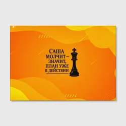 Холст прямоугольный Саша молчит план в действии - фото 2