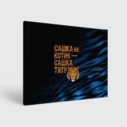 Холст прямоугольный Сашка не котик Сашка тигр