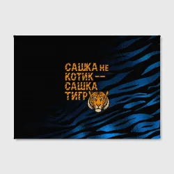 Холст прямоугольный Сашка не котик Сашка тигр - фото 2