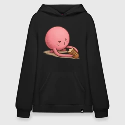 Худи SuperOversize хлопок Такопи ест хлеб