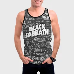Мужская майка 3D Black Sabbath pattern - фото 2