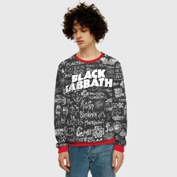 Мужской свитшот 3D Black Sabbath pattern - фото 2
