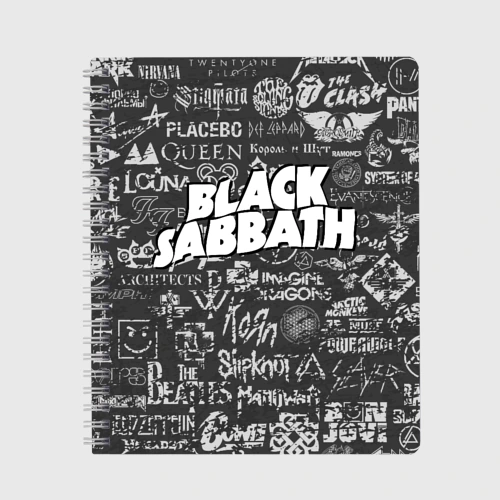 Тетрадь Black Sabbath pattern