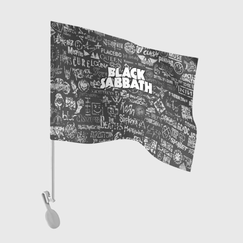 Флаг для автомобиля Black Sabbath pattern