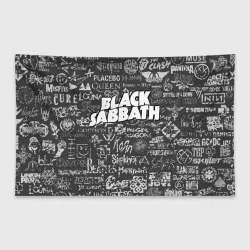 Флаг-баннер Black Sabbath pattern