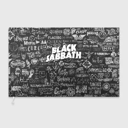 Флаг 3D Black Sabbath pattern