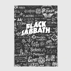 Постер Black Sabbath pattern