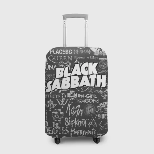 Чехол для чемодана 3D Black Sabbath pattern