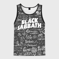 Мужская майка 3D Black Sabbath pattern