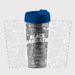 Термокружка-непроливайка Black Sabbath pattern - фото 2