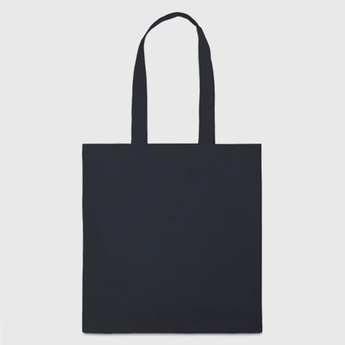 Шоппер 3D с принтом Я силён но я заплачу, вид сзади #1