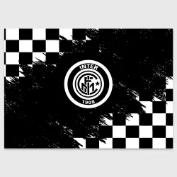 Поздравительная открытка Inter клетка краски