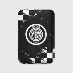Картхолдер Magsafe магнитный Inter клетка краски