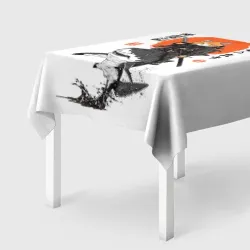 Скатерть 3D Кот на акуле