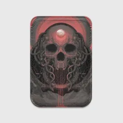 Картхолдер Magsafe магнитный Металл арт - череп