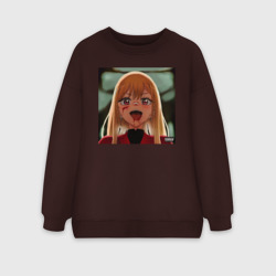 Женский свитшот oversize без начеса хлопок Аниме афтер хаус