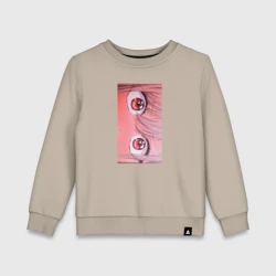 Детский свитшот хлопок Эта фарфоровая кукла влюбилась : глаза 