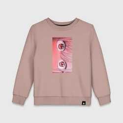 Детский свитшот хлопок Эта фарфоровая кукла влюбилась : глаза 