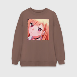 Женский свитшот oversize без начеса хлопок Marin Kitagawa