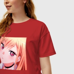 Женская футболка хлопок Oversize Marin Kitagawa - фото 2