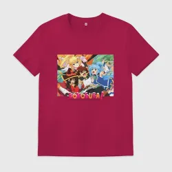 Мужская футболка хлопок Konosuba together